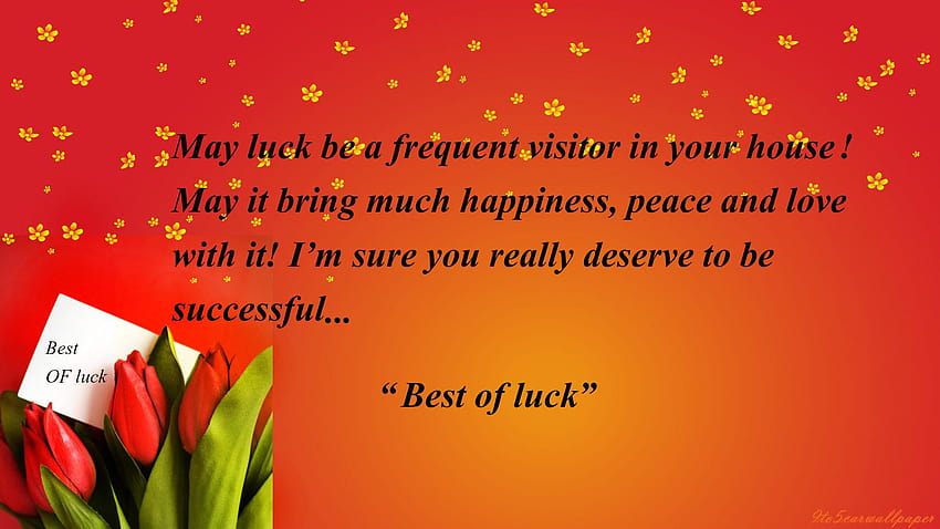 18 Beautiful of Best of Luck Quotes and Good Luck Sayings HD wallpaper