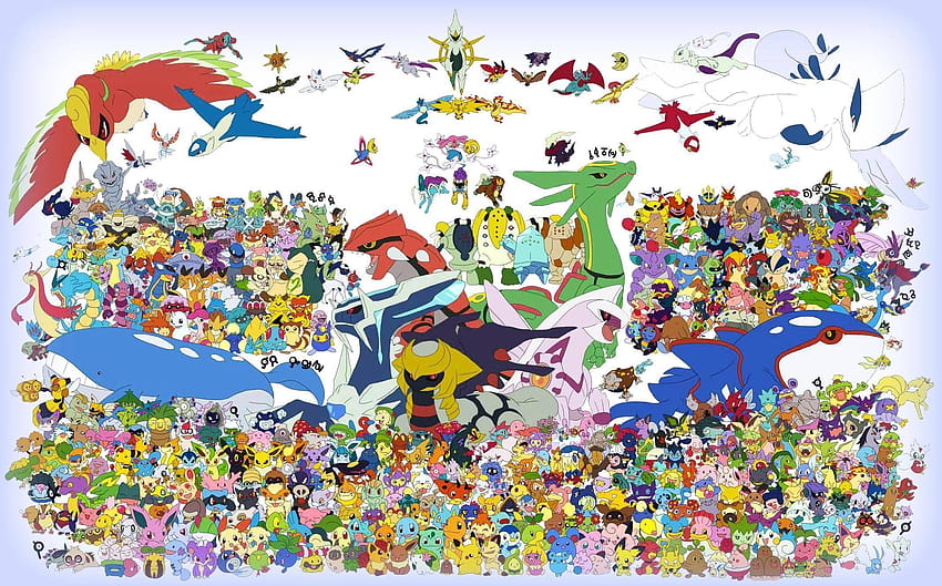 n de pokemones legendarios primera generación, pokemon legendarios HD wallpaper