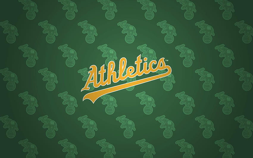 MLB Oakland Athletics Team Logo 2018 in Baseball, oakland athletics 2018 HD wallpaper