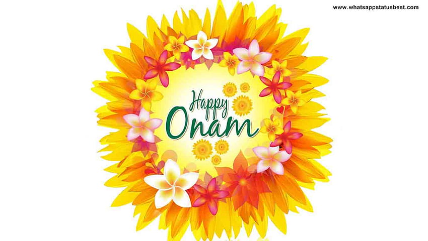 ข้อความ Happy Onam : โปรไฟล์ Happy Onam วอลล์เปเปอร์ HD