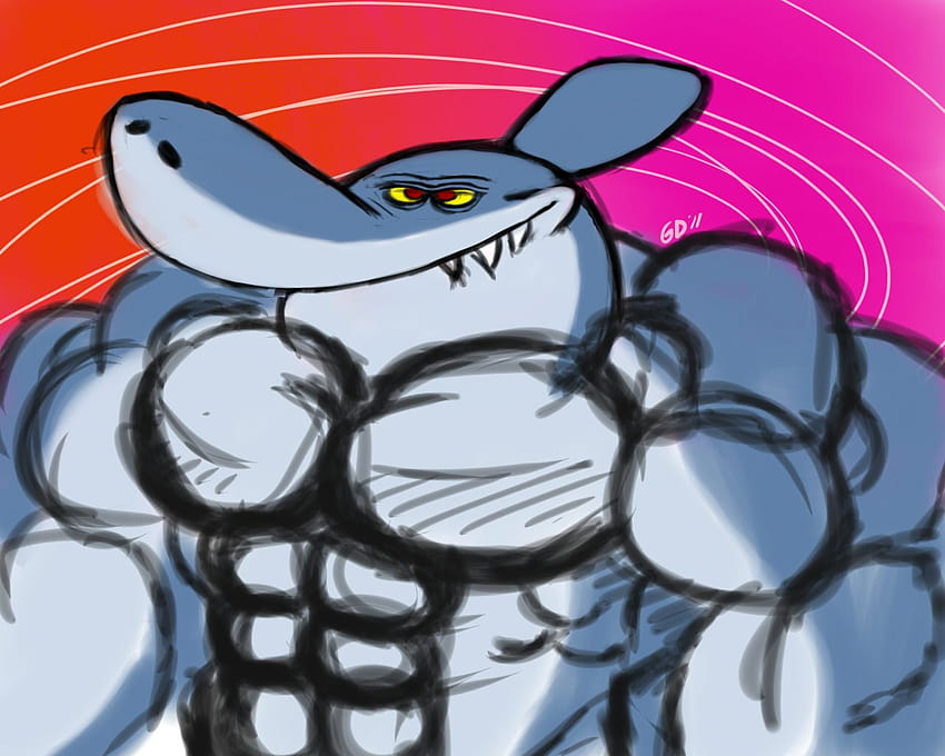 Buff Sharko por GeltyDrake, anime zig x sharko papel de parede HD