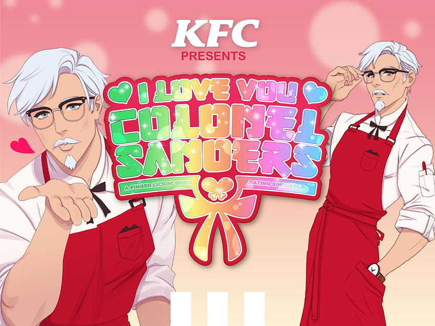 KFC's New Video Game Lets You Date Colonel Sanders, kfc anime HD wallpaper