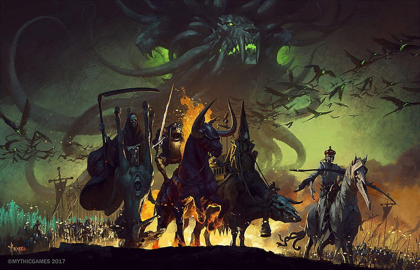 7 Four Horsemen of the Apocalypse ผู้ขี่ม้าทั้งสี่ วอลล์เปเปอร์ HD