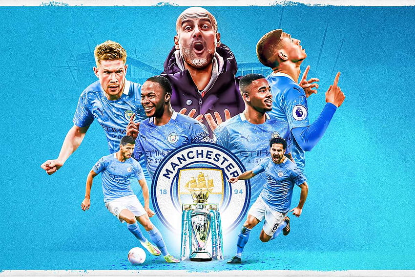 Champions again! How Guardiola dragged Man City from despair to even more glory, manchester city premier league champions 2021 HD wallpaper
