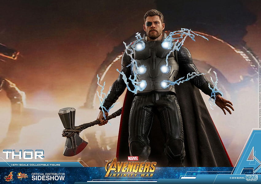 Hot Toys'dan Marvel Thor Altıncı Ölçek Figürü, avengers infinity war thor HD duvar kağıdı