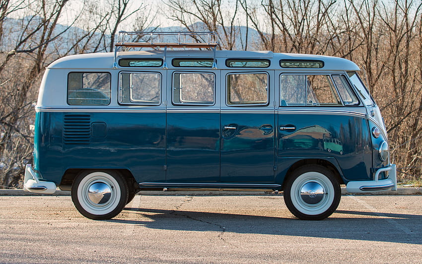 1967 Volkswagen T1 Deluxe Microbus, minibus HD wallpaper