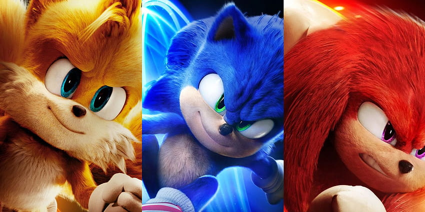 Knuckles di Idris Elba è pronto per la battaglia nei poster dei personaggi di Sonic 2, sonic 2 knuckles Sfondo HD