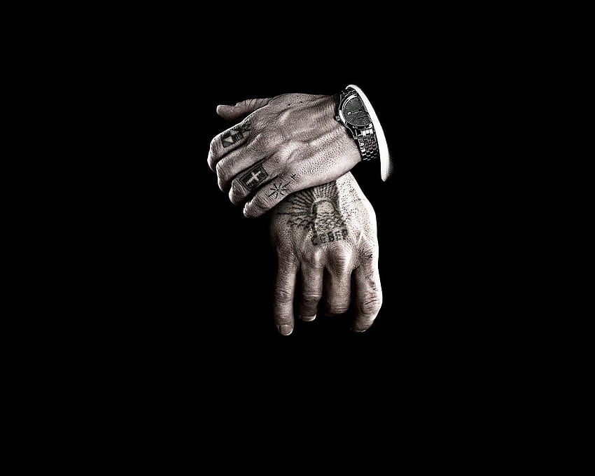Tatuaje en los dedos Ruso, promesas del este fondo de pantalla