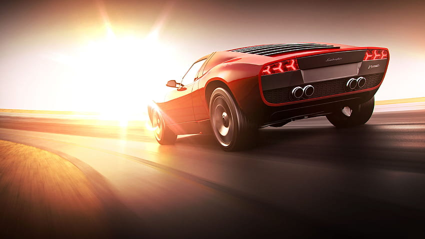 Lamborghini Merah , Mobil, Latar belakang, dan, mobil merah dan Wallpaper HD
