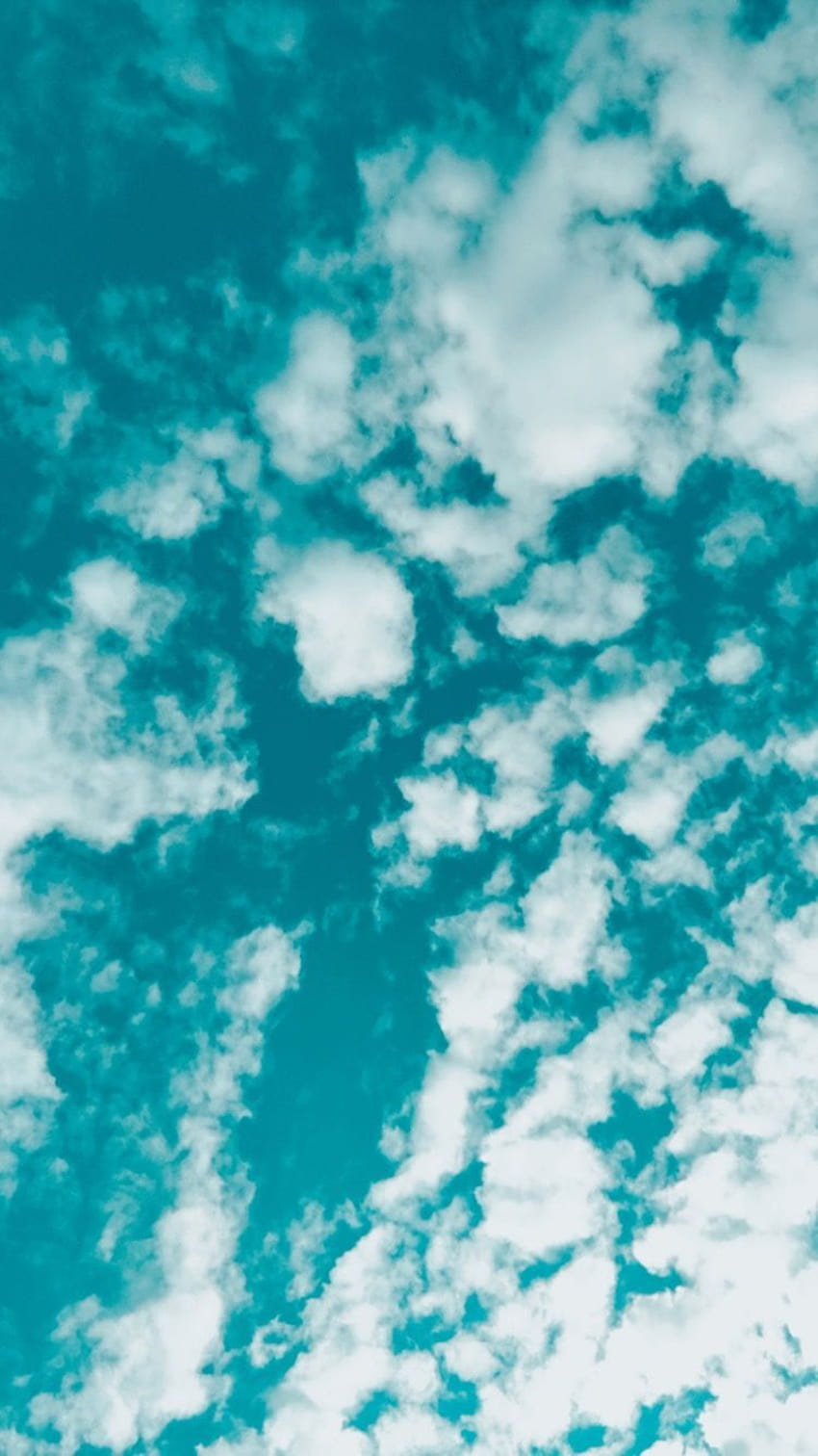 Aesthetic clouds :), blue is the warmest colour HD phone wallpaper
