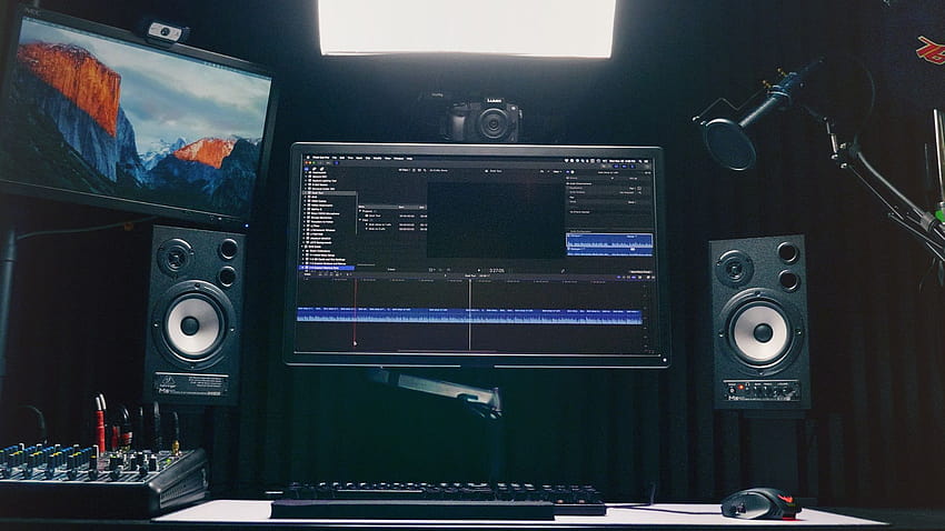 Ultimate Streaming and Video Editing Desk Setup HD wallpaper | Pxfuel