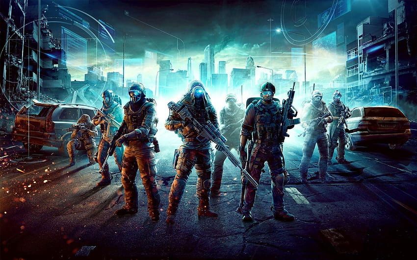 ทหารแห่งอนาคต Ghost Recon Ubisoft วอลล์เปเปอร์ HD