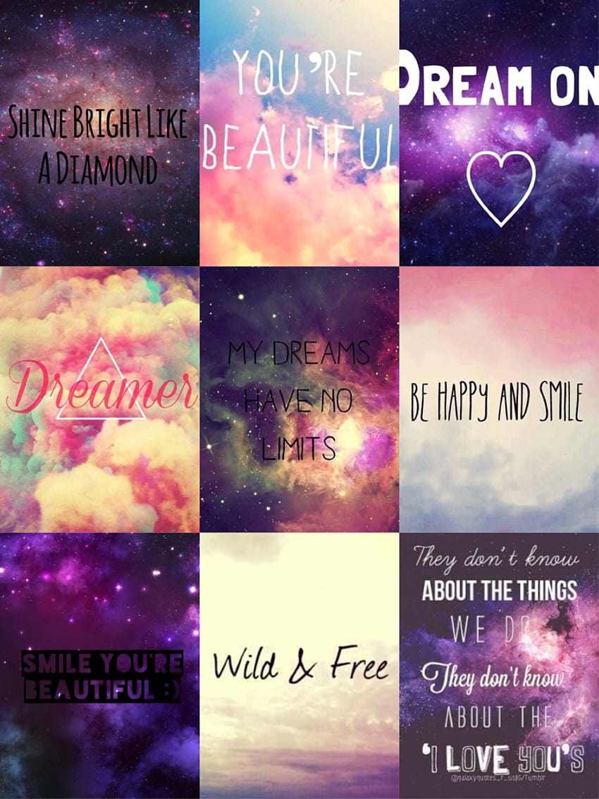galaxy pictures with quotes