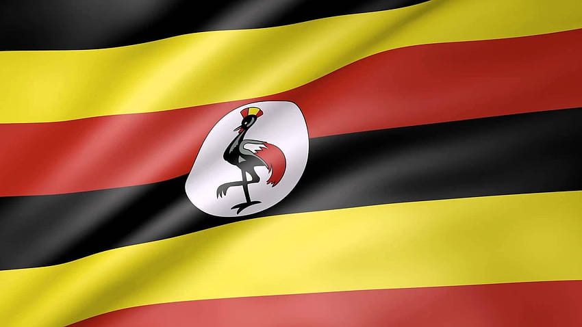 Flagge von Uganda HD-Hintergrundbild