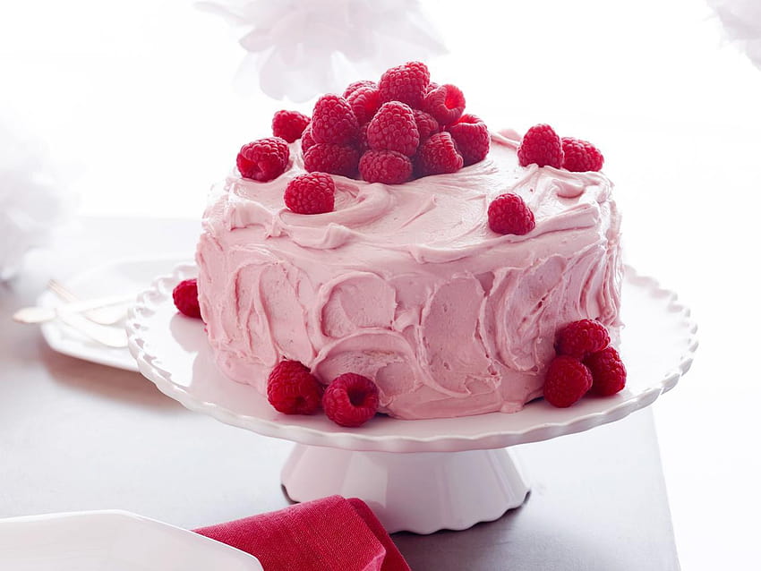 5 Epic Cakes for a Summer Birtay, raspberry cake HD wallpaper
