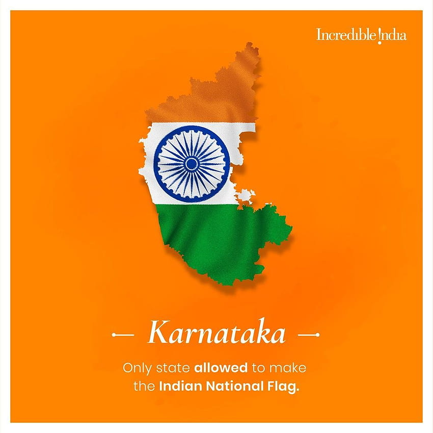 The Karnataka Khadi Gramodyoga Samyukta Sangha is the only authorized unit to make the Indian Flag in 9 different si… in 2020, kannada flag HD wallpaper