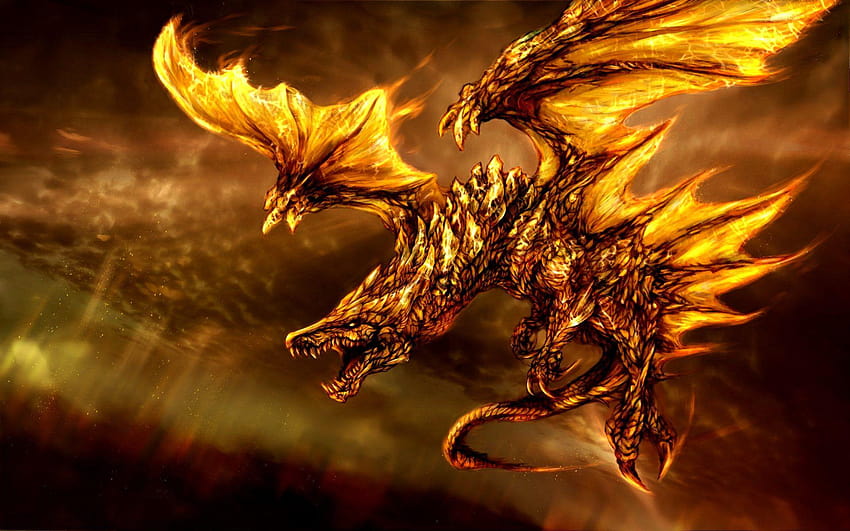 3D Fantasy Dragon Cool, 3d beautiful mystical creatures HD wallpaper