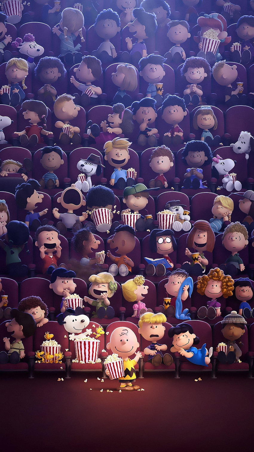 Le film Peanuts, distribution Fond d'écran de téléphone HD