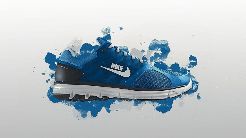 1920x1080 nike, sapatos, tênis, azul, esportes, calçados esportivos papel de parede HD