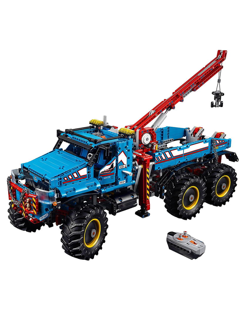 LEGO Technic 42070 6x6 All Terrain Tow Truck, lego tow truck HD phone wallpaper