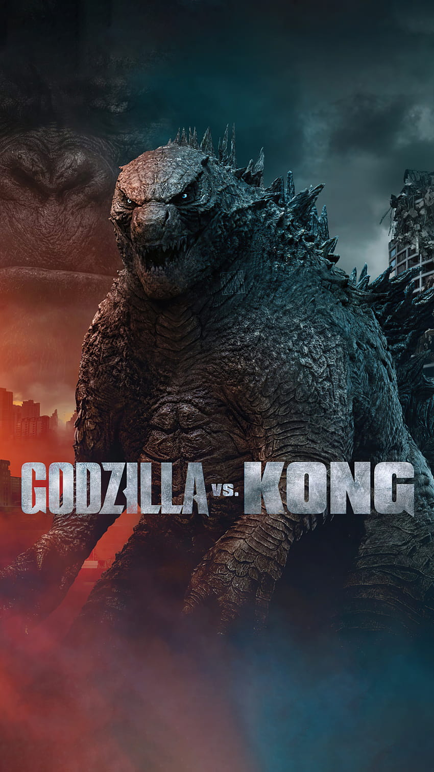 750x1334 Godzilla Vs Kong King Of The Monsters 2021 iPhone 6, iPhone 6S, iPhone 7, 배경 및 킹콩 vs 고질라 아이폰 HD 전화 배경 화면
