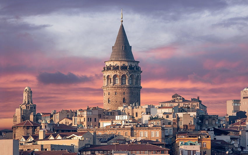 Torre di Galata Istanbul, torre di Sfondo HD