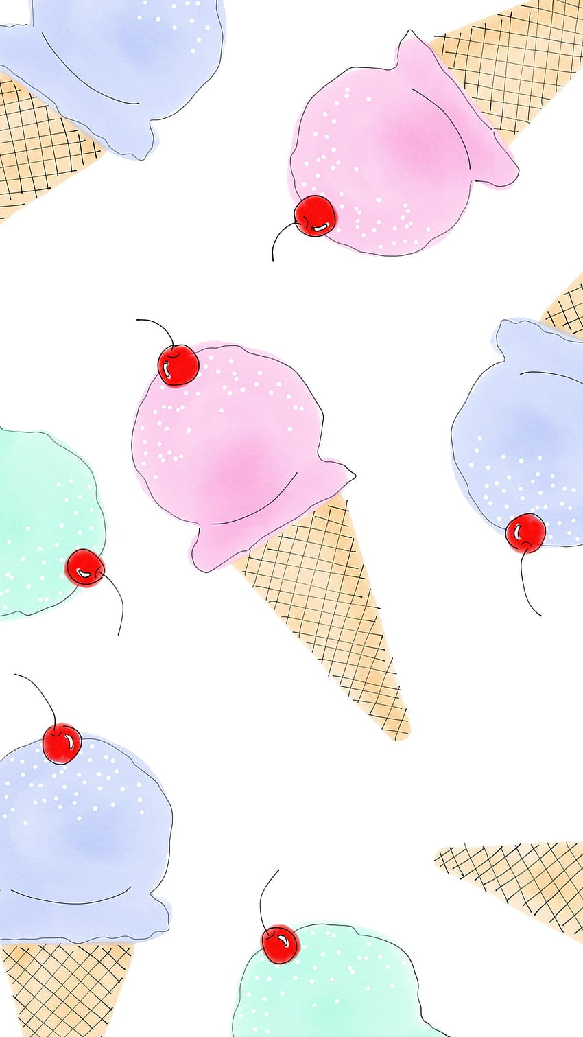ice cream cone HD phone wallpaper