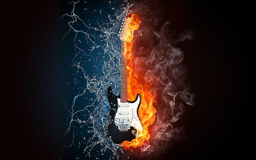 Guitar, e gitarre HD wallpaper