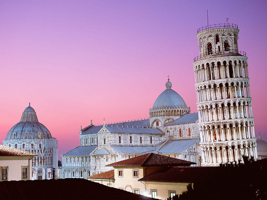 Torre inclinada de Pisa Itália papel de parede HD