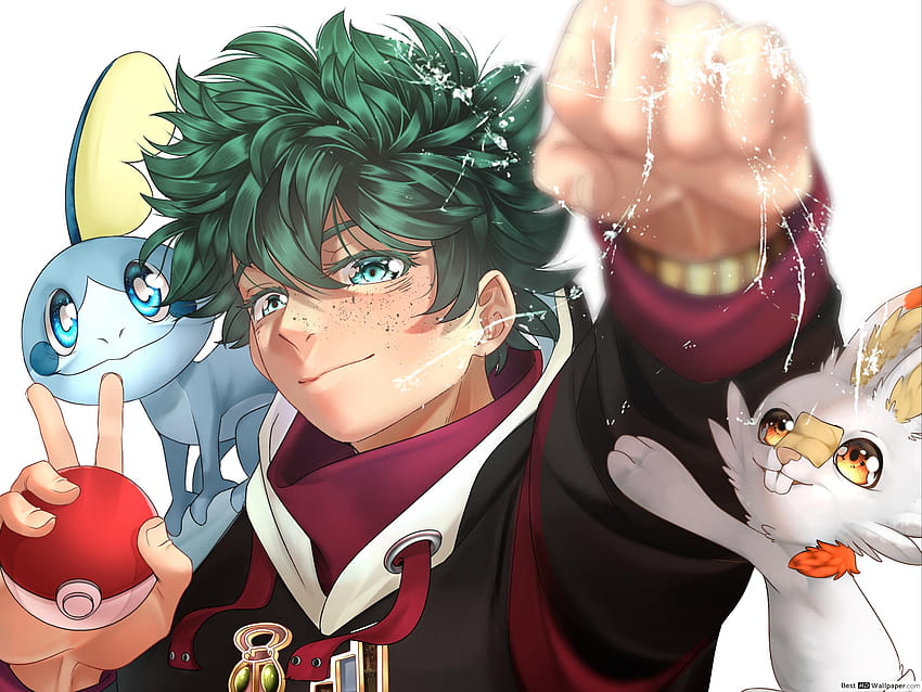 Izuku Midoriya as a Pokemon Trainer, mha x pokemon HD wallpaper | Pxfuel