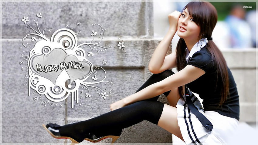 Hwang School Beautiful Asian Girl, popular girl in school HD wallpaper