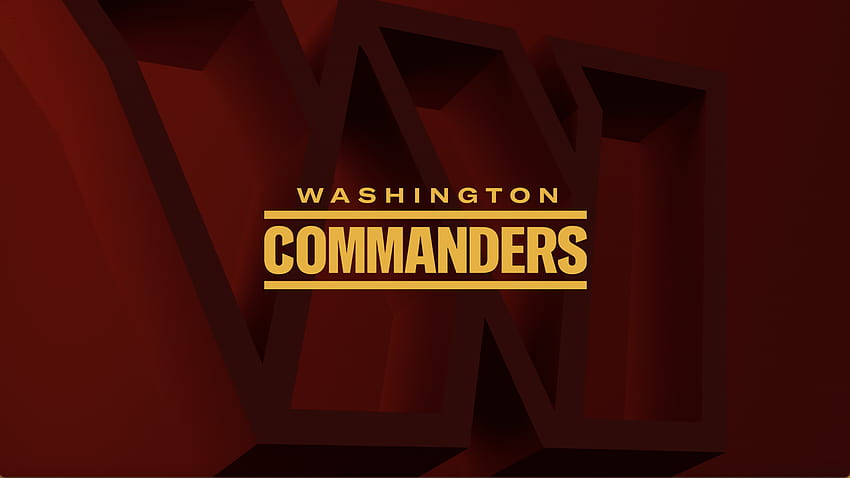 O time de futebol americano de Washington agora é The Washington Commanders papel de parede HD