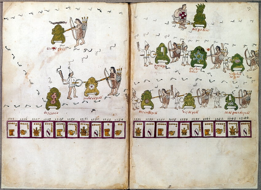 Mexico: Aztec Codex. /Npost HD wallpaper