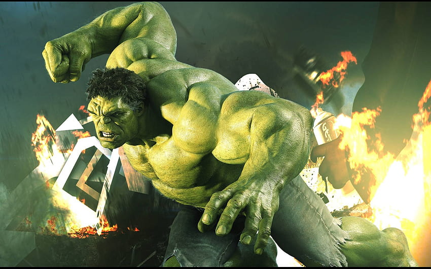 Avengers Hulk Hulk, hulk yellow minimalist HD wallpaper