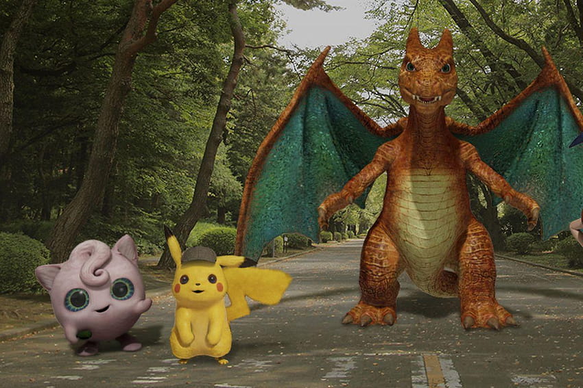 Four Detective Pikachu characters are joining Google's AR Playground, detective pikachu charizard HD wallpaper
