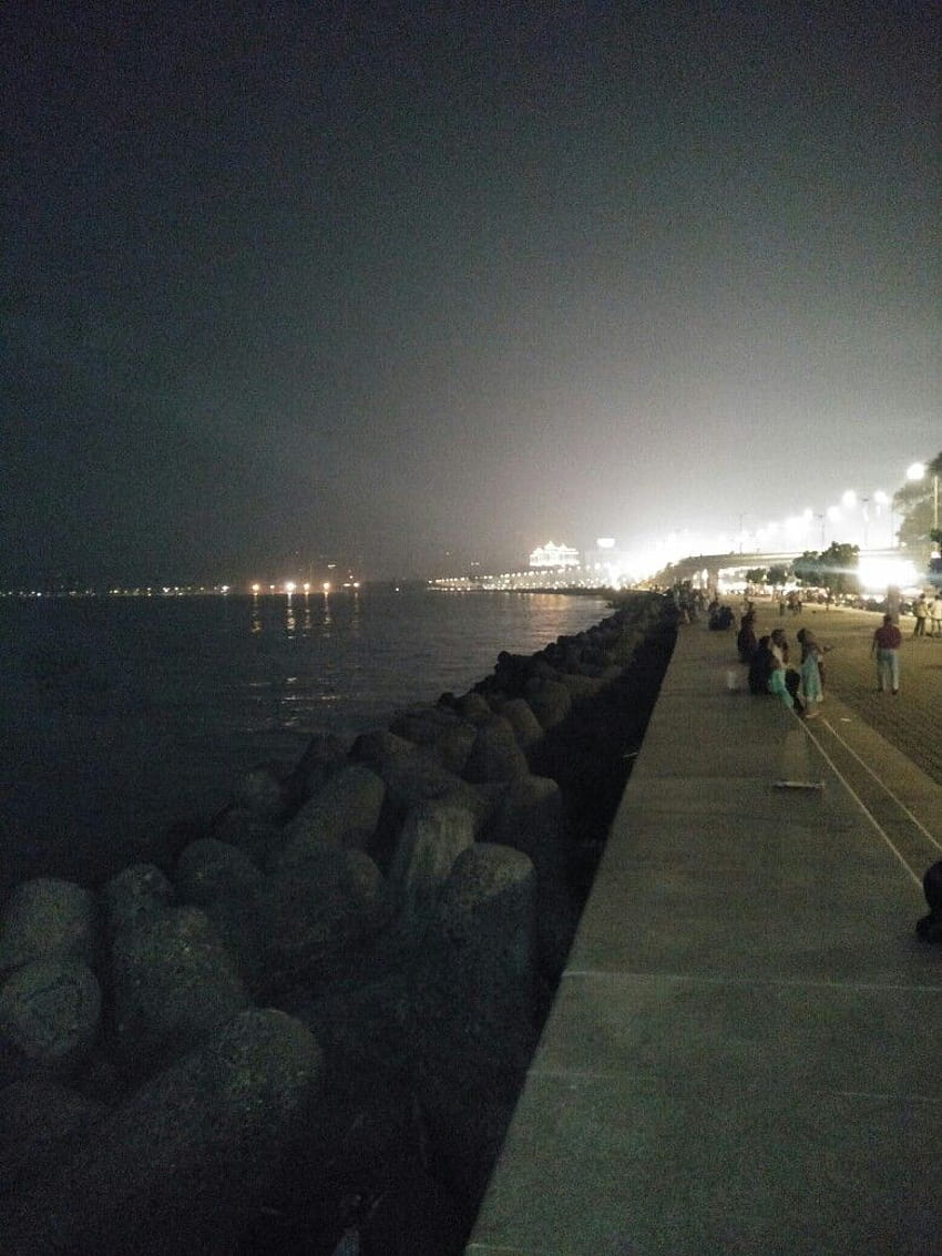Marine drive Mumbai at night, mumbai night HD phone wallpaper