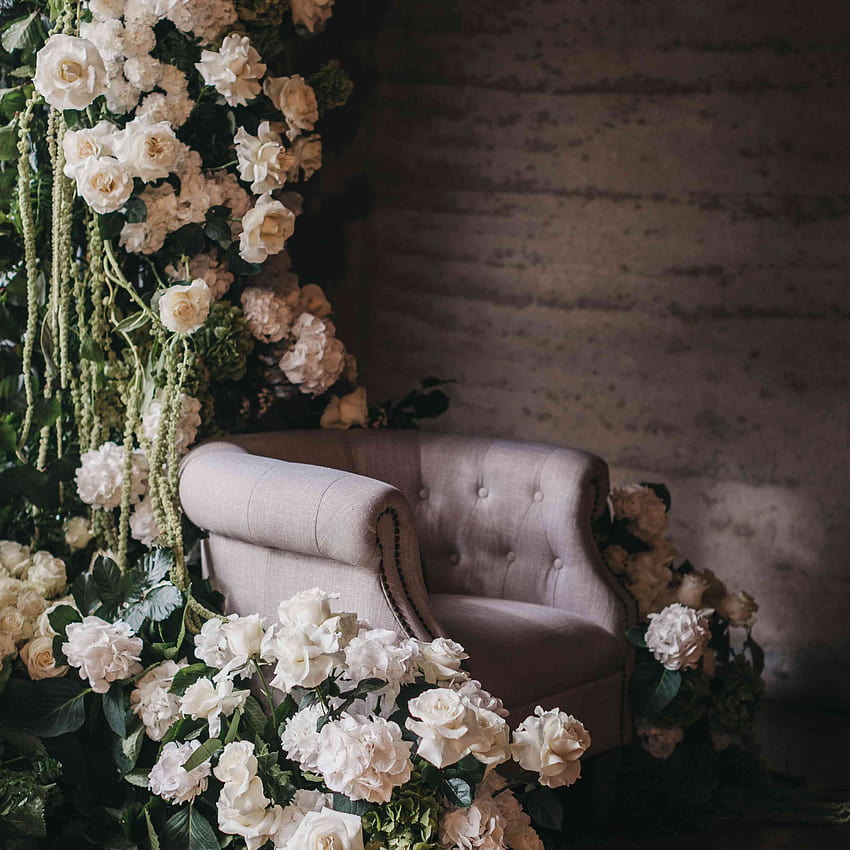 20 Stunning Wedding Flower Wall Ideas, artificial flowers bridal HD phone wallpaper