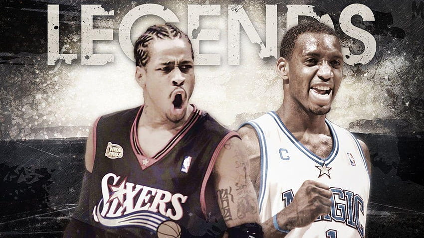 Allen Iverson and Tracy McGrady by maxmanax HD wallpaper