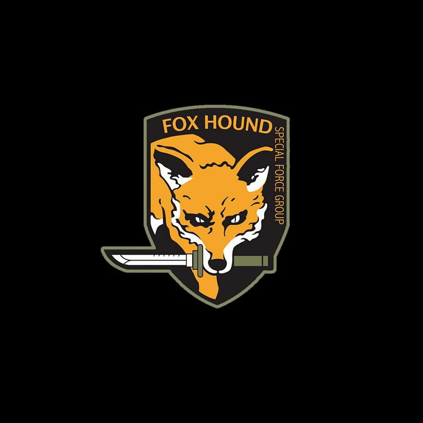 Fundos Foxhound, logotipo foxhound Papel de parede de celular HD