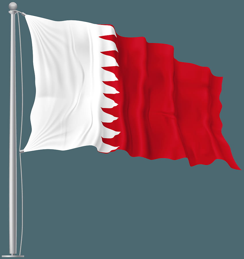 Bandiera sventolante del Bahrain PNG, bandiera del Bahrain Sfondo del telefono HD