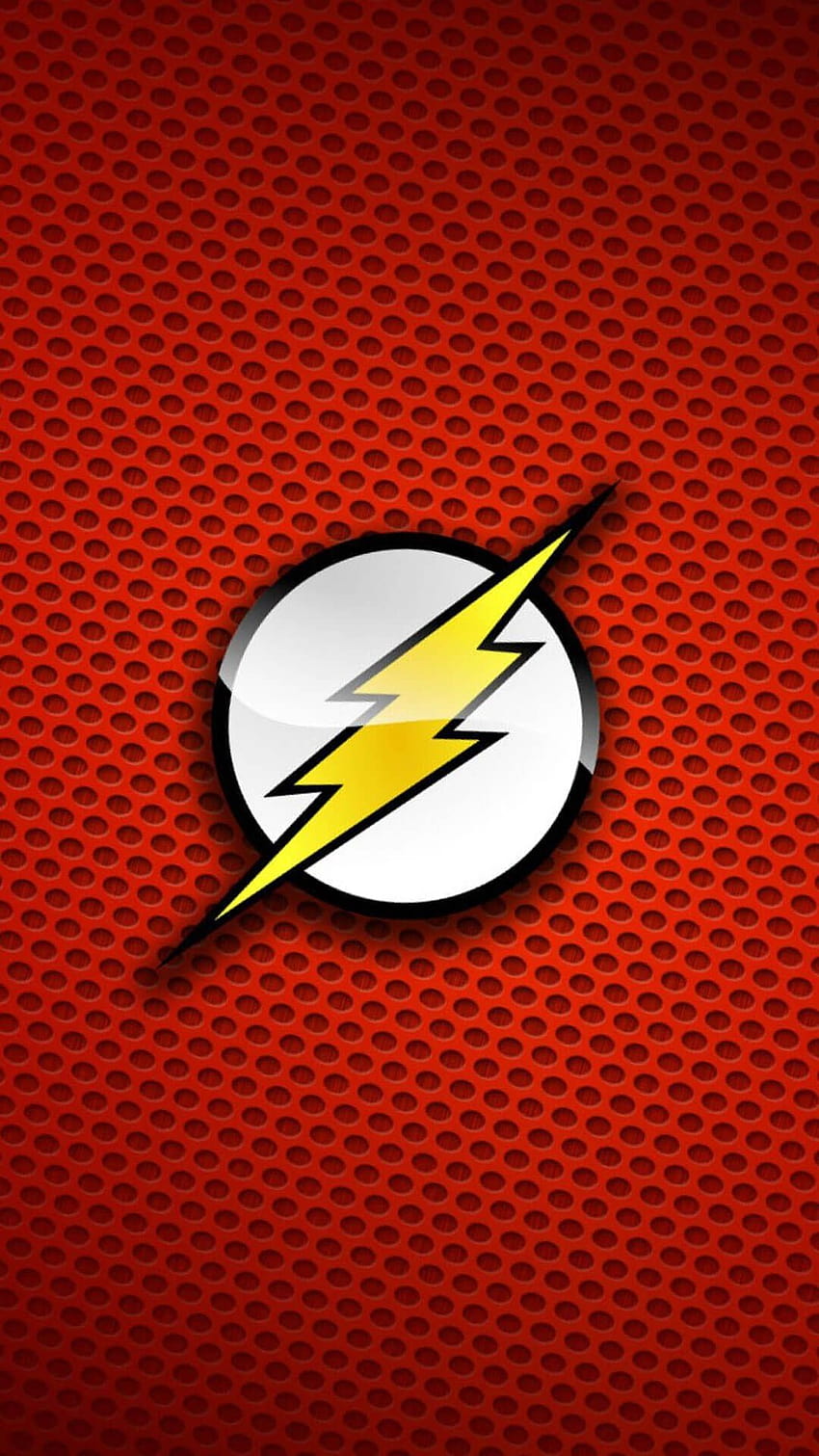 El logotipo de Flash, flash dc iphone fondo de pantalla del teléfono