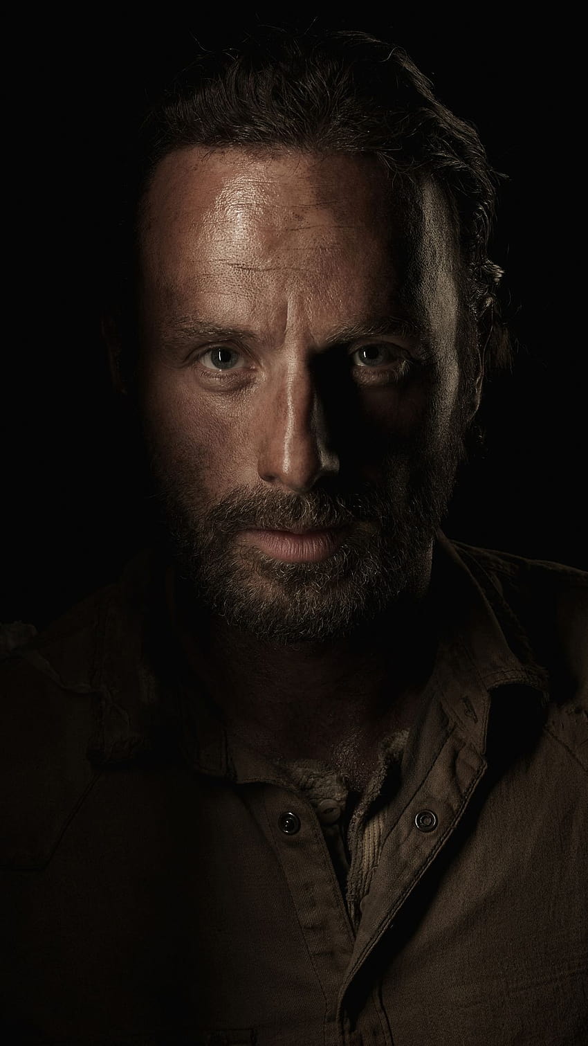 The Walking Dead Andrew Lincoln, rick sporca l'iphone Sfondo del telefono HD