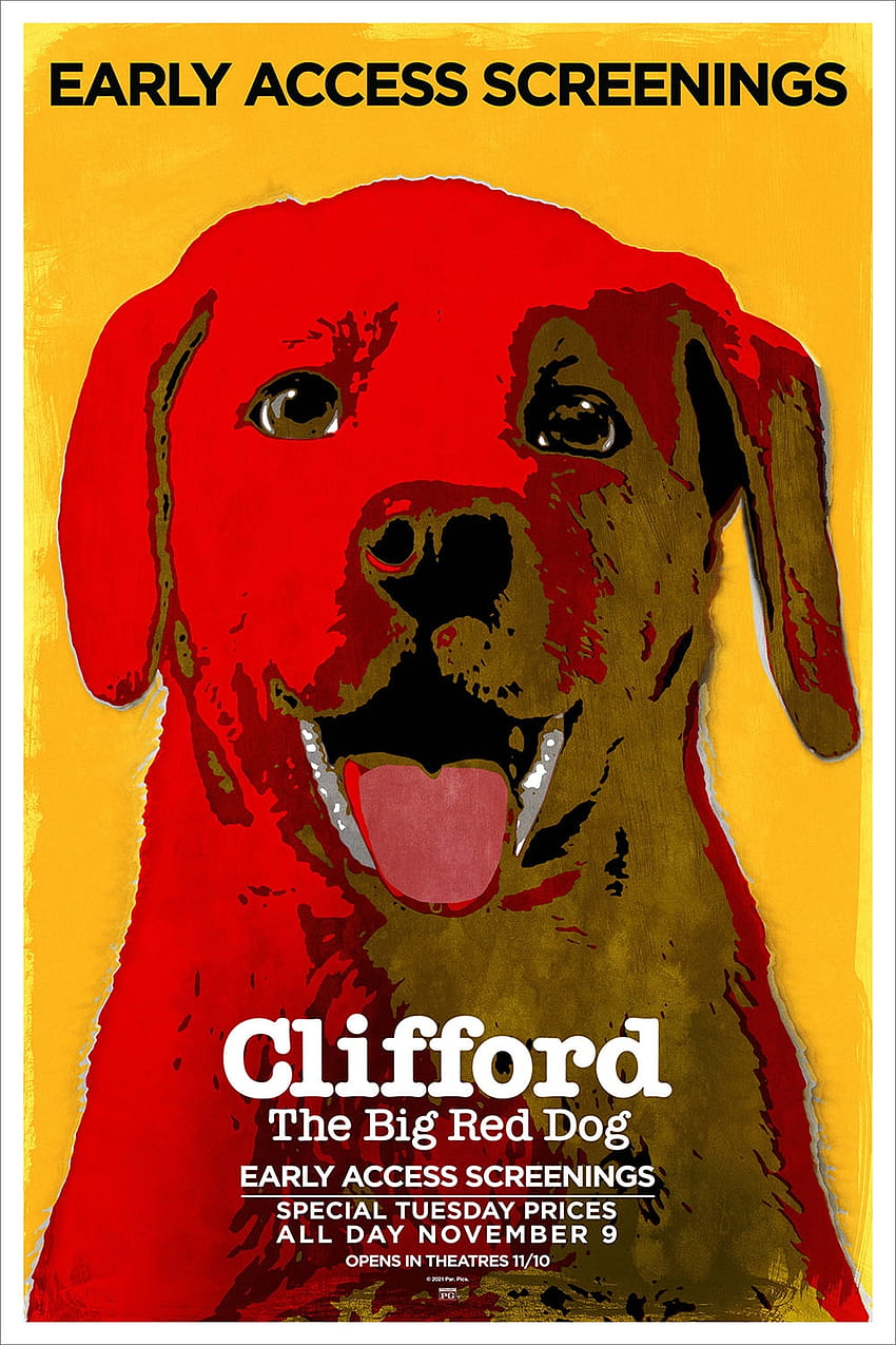 Clifford the Big Red Dog Early Access Screening Movie Times & Info, 큰 빨간 개 영화 Clifford HD 전화 배경 화면