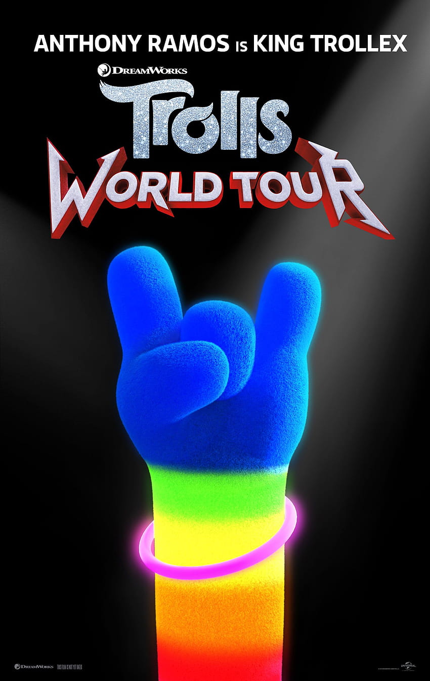 Trolls World Tour, neon trolls HD phone wallpaper