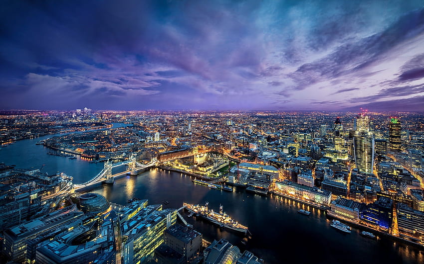 London, England, City, Cityscape, River, River Thames, London Bridge, Bridge, Night / and Mobile Backgrounds, river thames london ultra HD wallpaper