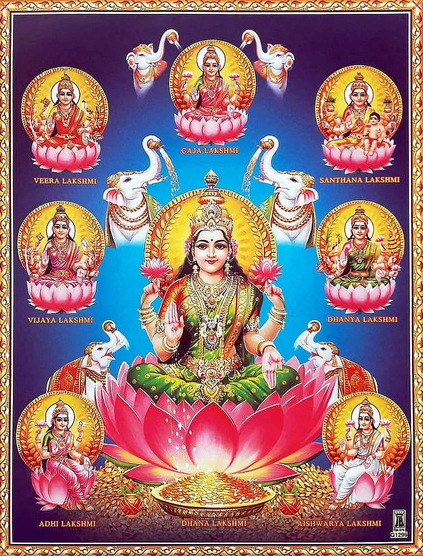 Cosmos hindou, ashta lakshmi Fond d'écran de téléphone HD