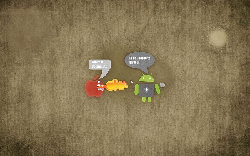 Android VS Apple wallpaper by VarunIsHere1900  Download on ZEDGE  1e15