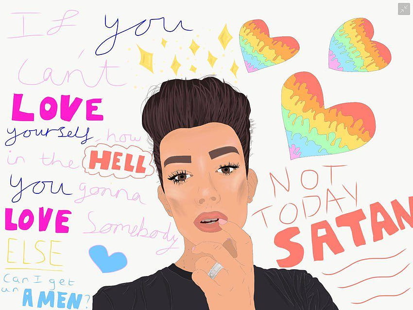 quotes&feelings, james charles HD wallpaper