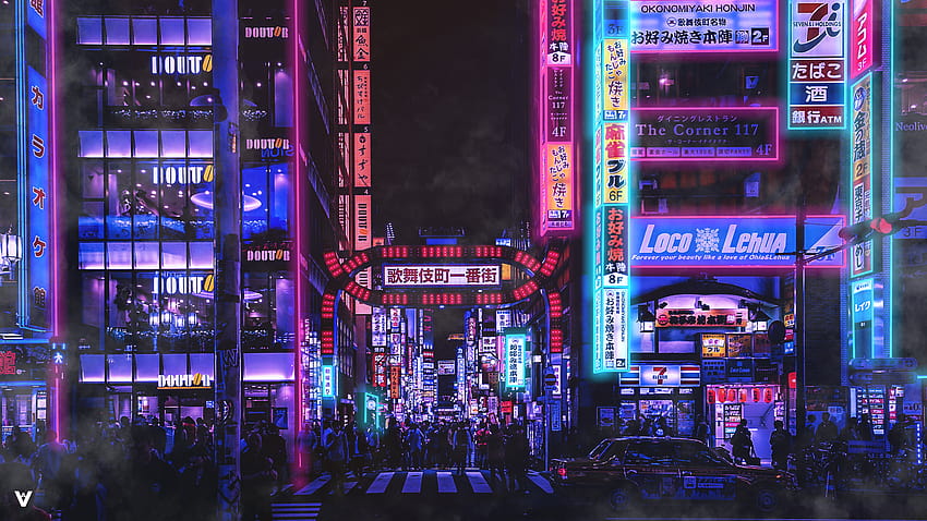 Japanese Cyberpunk City [2560x1440] : r/wallpaper