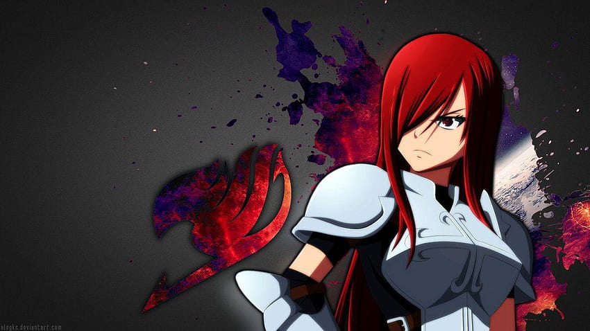 Erza Scarlet [Fairy Tail ] oleh alegks, fairy tail erza Wallpaper HD